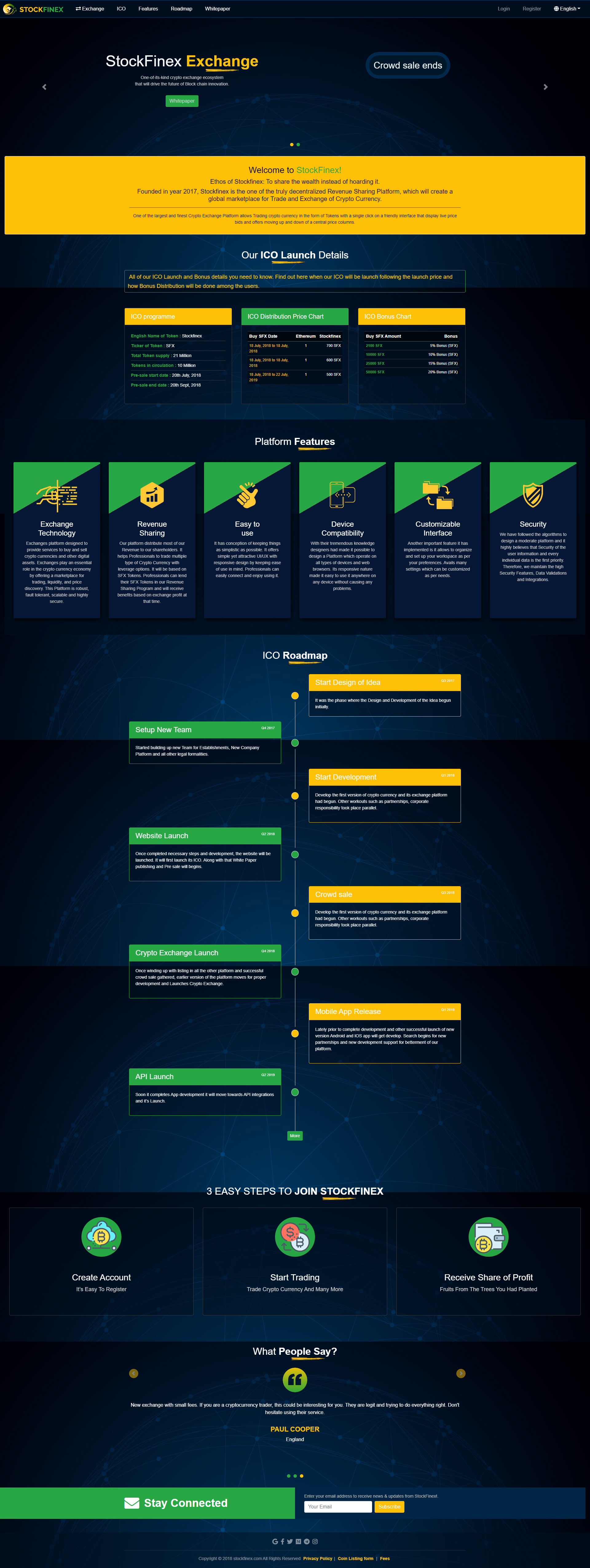Advance Crypto Exchange
